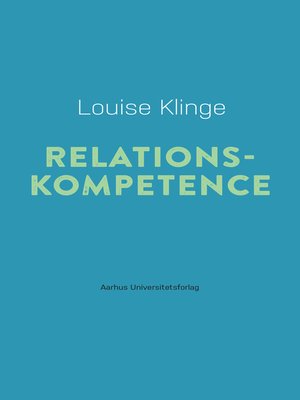 cover image of Relationskompetence